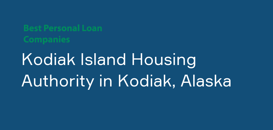 Kodiak Island Housing Authority in Alaska, Kodiak