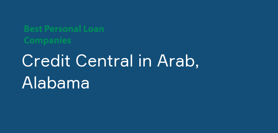 Credit Central in Alabama, Arab