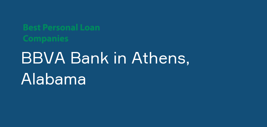 BBVA Bank in Alabama, Athens