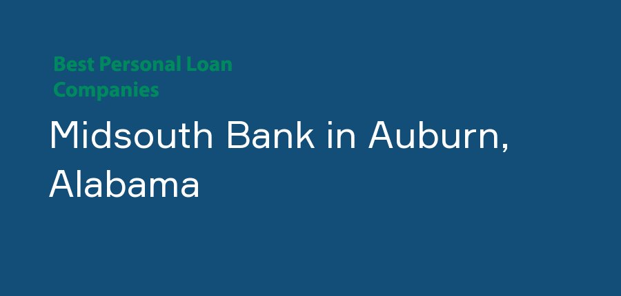 Midsouth Bank in Alabama, Auburn