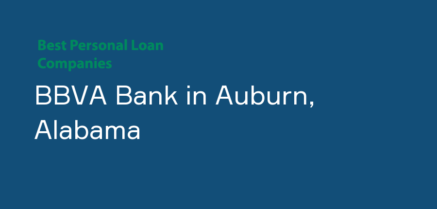 BBVA Bank in Alabama, Auburn