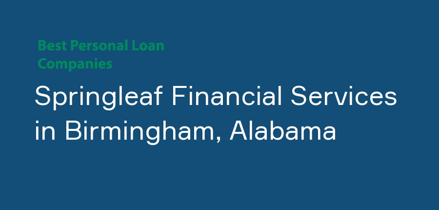 Springleaf Financial Services in Alabama, Birmingham