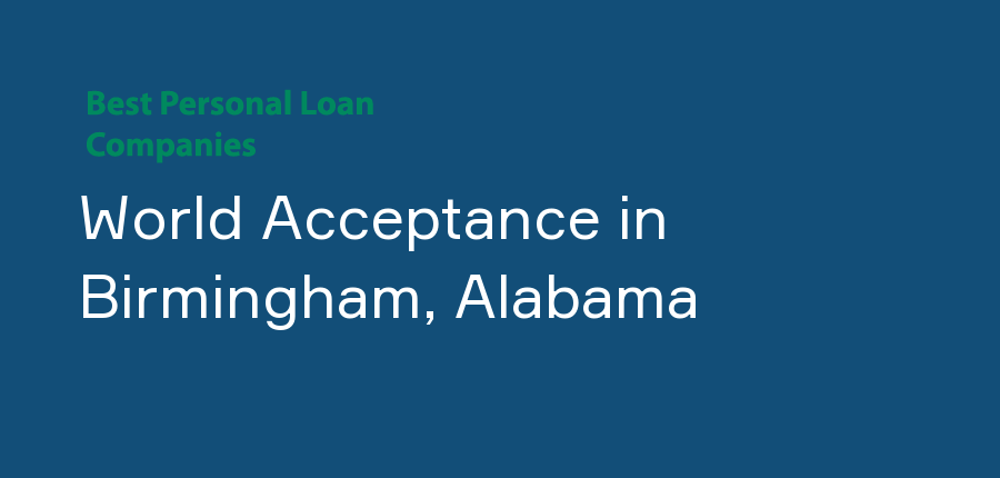 World Acceptance in Alabama, Birmingham