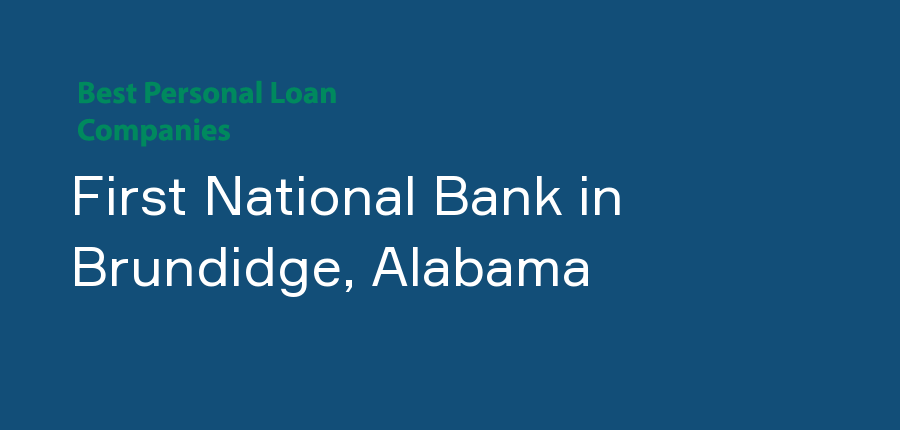 First National Bank in Alabama, Brundidge
