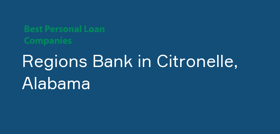 Regions Bank in Alabama, Citronelle