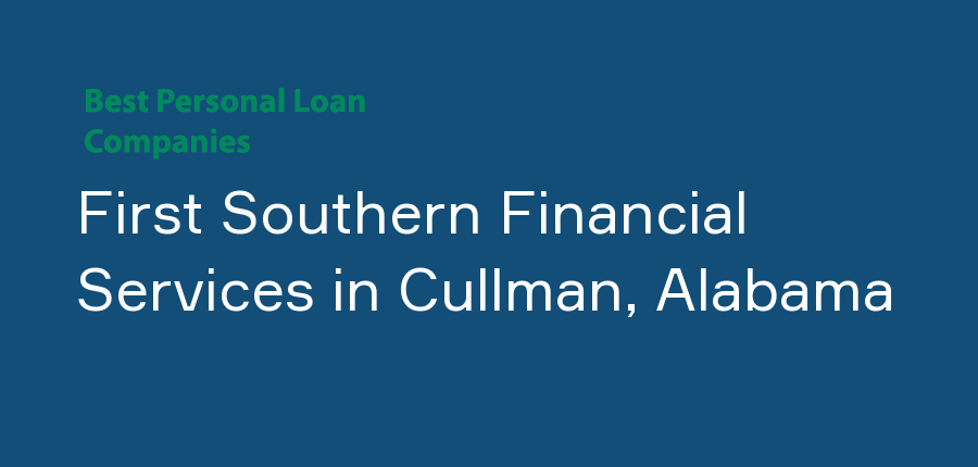 First Southern Financial Services in Alabama, Cullman