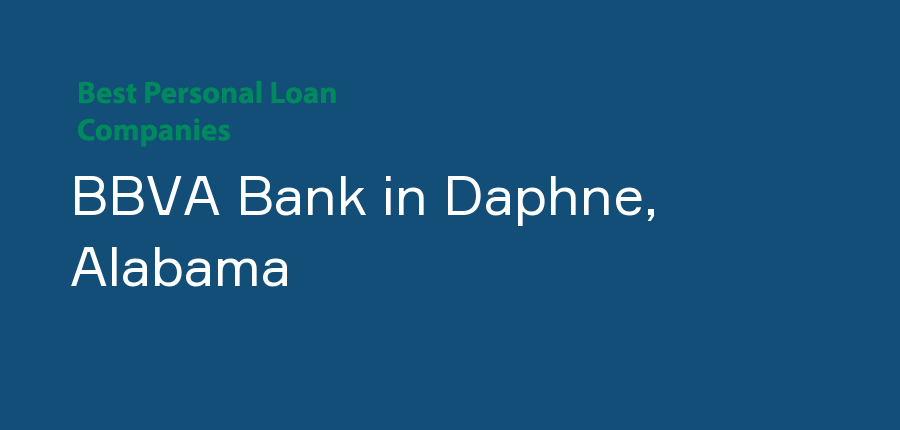 BBVA Bank in Alabama, Daphne