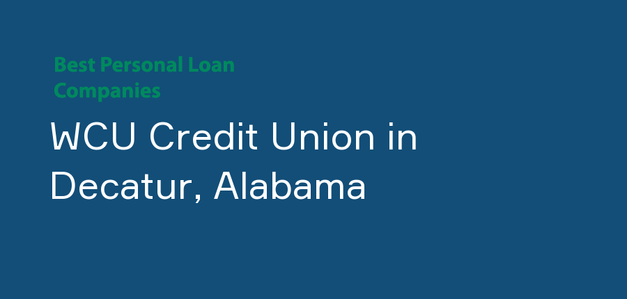 WCU Credit Union in Alabama, Decatur