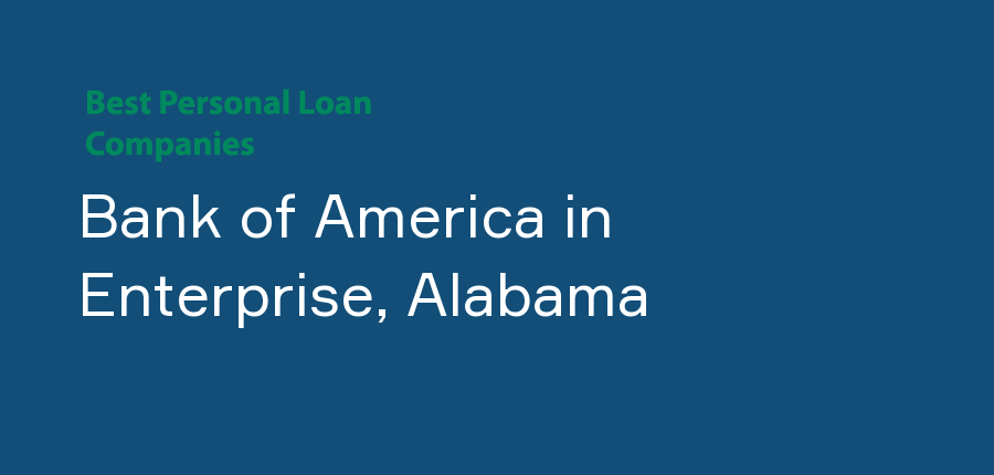 Bank of America in Alabama, Enterprise
