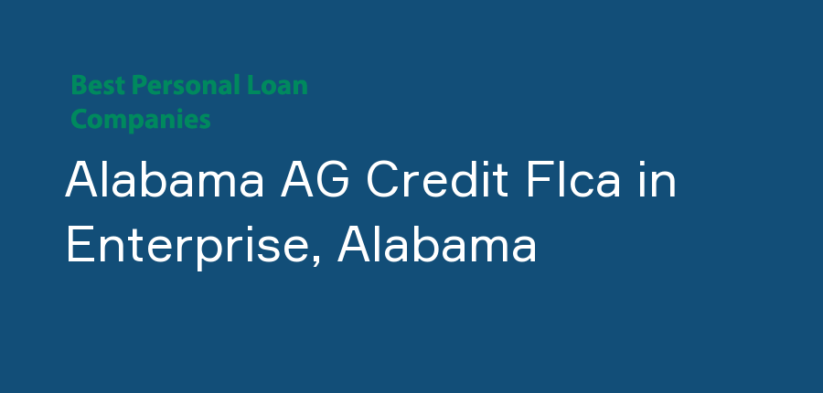 Alabama AG Credit Flca in Alabama, Enterprise