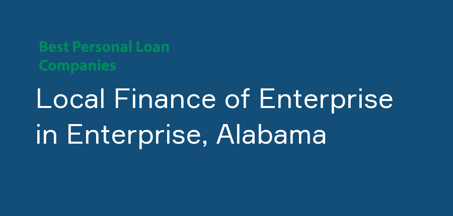 Local Finance of Enterprise in Alabama, Enterprise