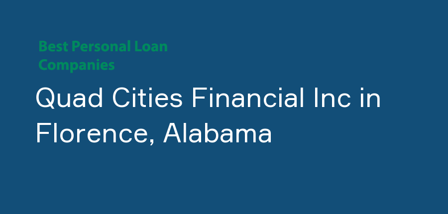 Quad Cities Financial Inc in Alabama, Florence