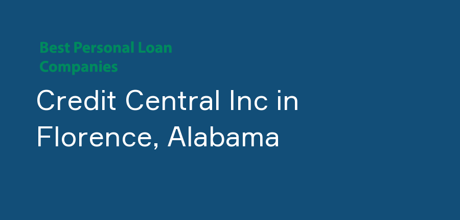 Credit Central Inc in Alabama, Florence