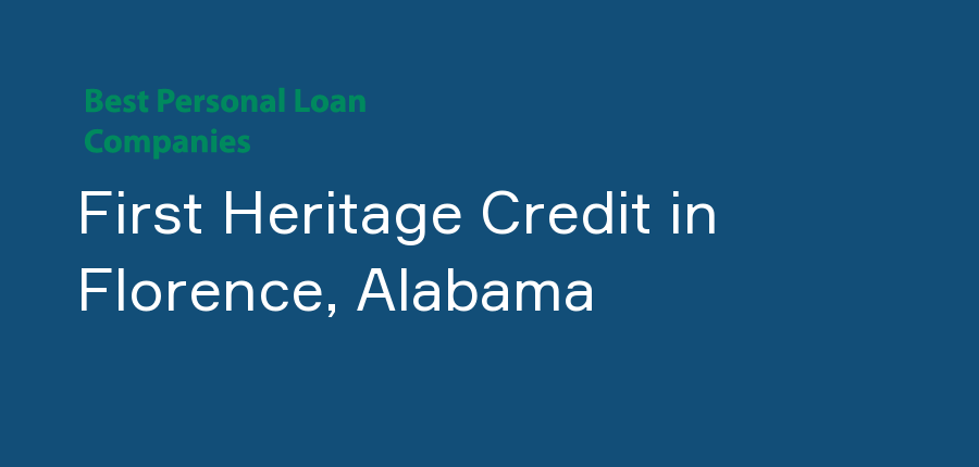 First Heritage Credit in Alabama, Florence