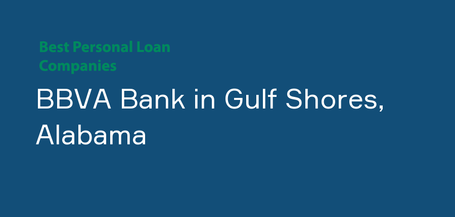 BBVA Bank in Alabama, Gulf Shores
