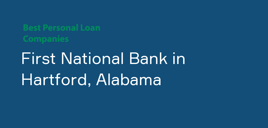 First National Bank in Alabama, Hartford