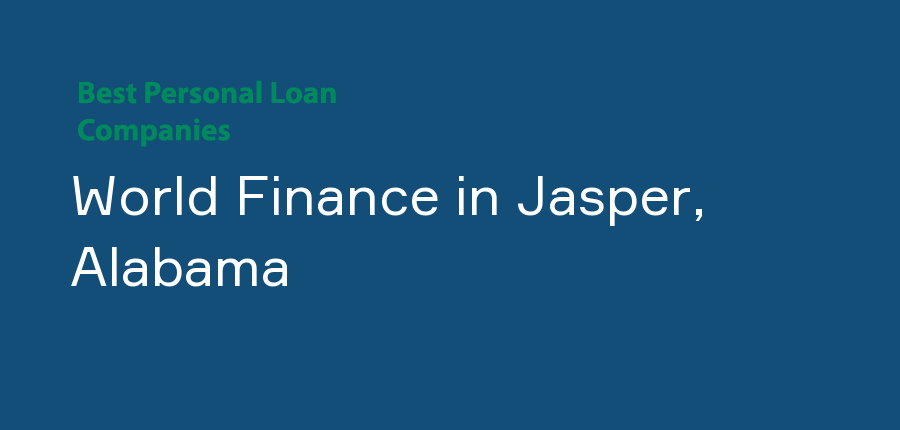 World Finance in Alabama, Jasper