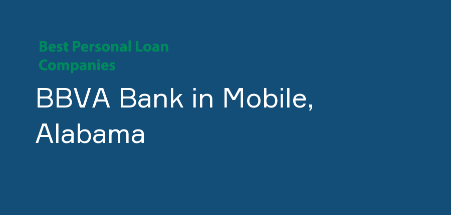 BBVA Bank in Alabama, Mobile