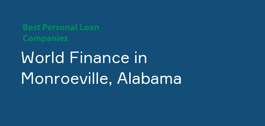 World Finance in Alabama, Monroeville