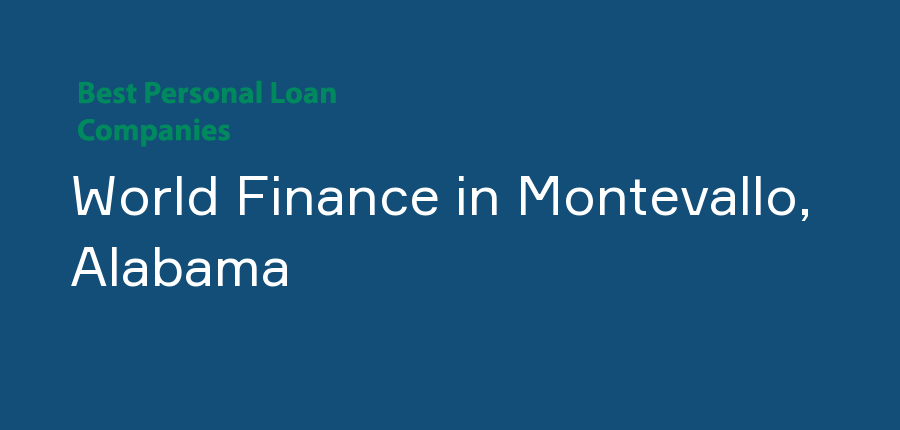 World Finance in Alabama, Montevallo