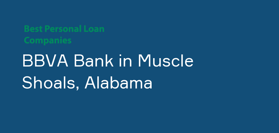 BBVA Bank in Alabama, Muscle Shoals