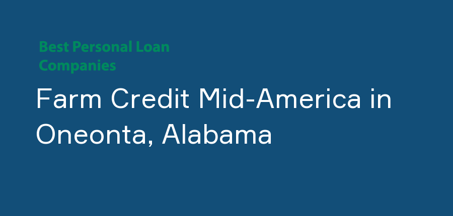 Farm Credit Mid-America in Alabama, Oneonta