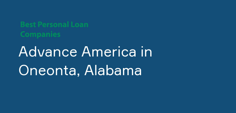 Advance America in Alabama, Oneonta