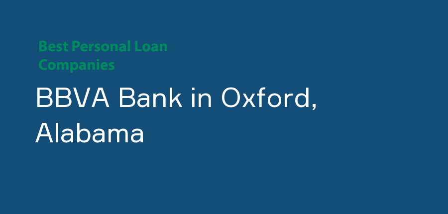 BBVA Bank in Alabama, Oxford