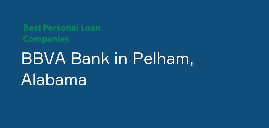 BBVA Bank in Alabama, Pelham