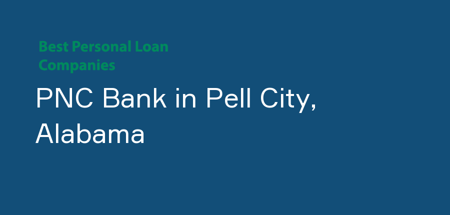 PNC Bank in Alabama, Pell City