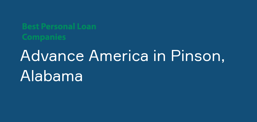 Advance America in Alabama, Pinson