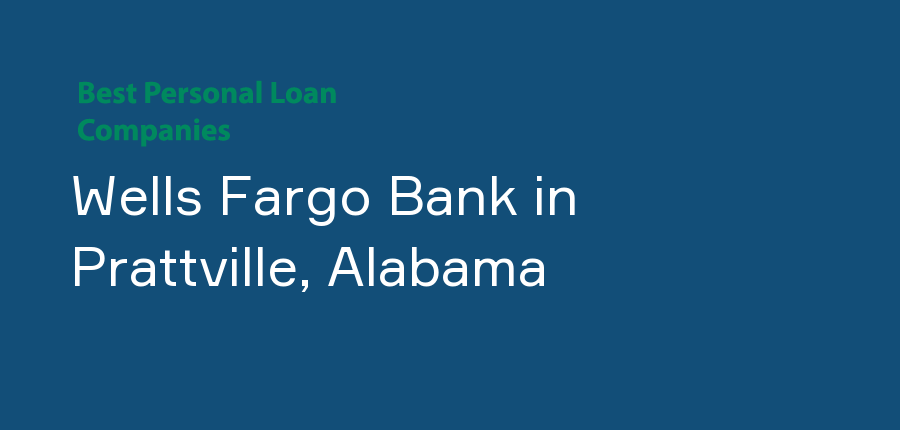 Wells Fargo Bank in Alabama, Prattville