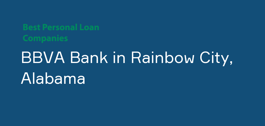 BBVA Bank in Alabama, Rainbow City