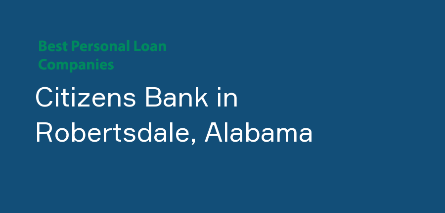 Citizens Bank in Alabama, Robertsdale