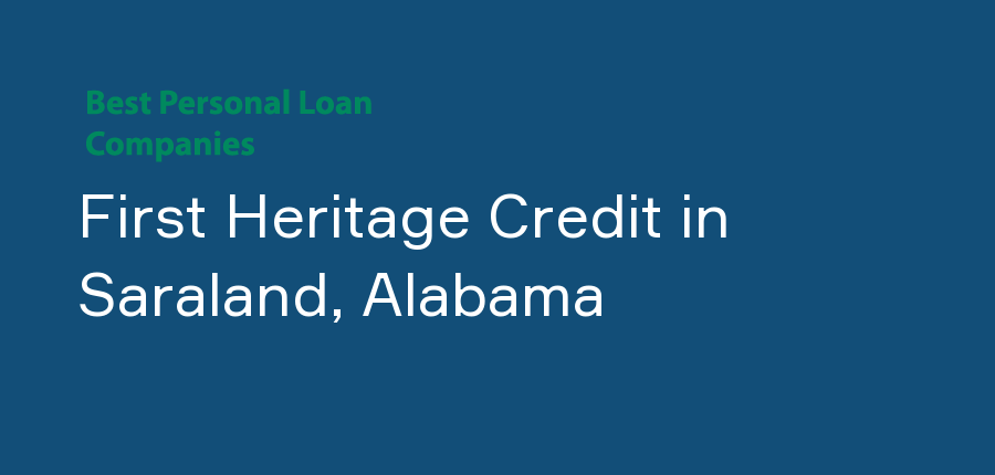 First Heritage Credit in Alabama, Saraland