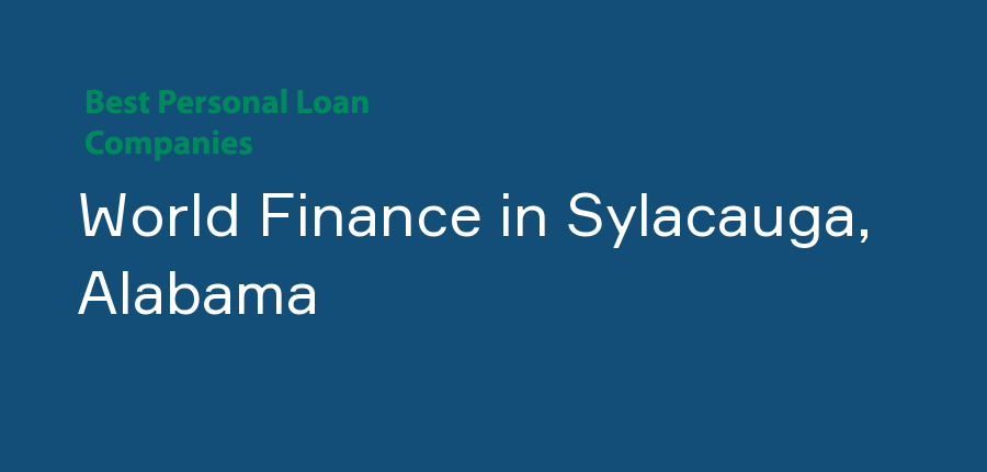 World Finance in Alabama, Sylacauga