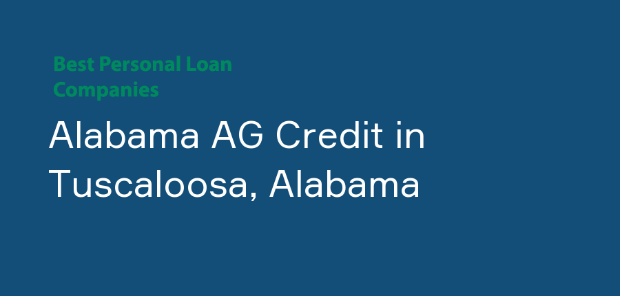 Alabama AG Credit in Alabama, Tuscaloosa