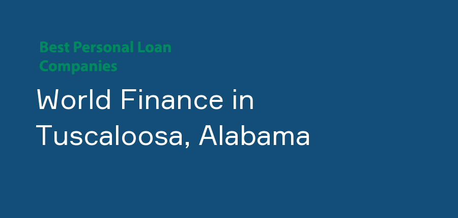 World Finance in Alabama, Tuscaloosa