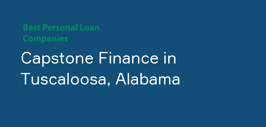 Capstone Finance in Alabama, Tuscaloosa