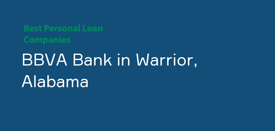 BBVA Bank in Alabama, Warrior
