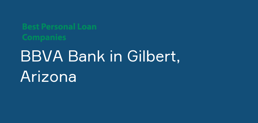 BBVA Bank in Arizona, Gilbert