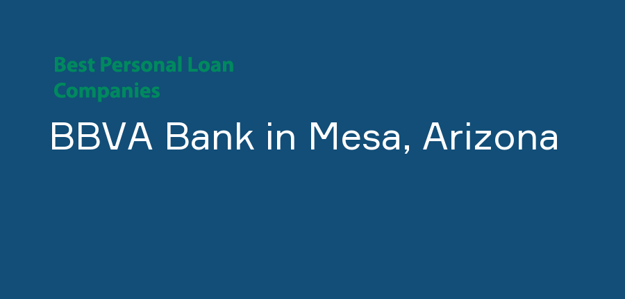 BBVA Bank in Arizona, Mesa