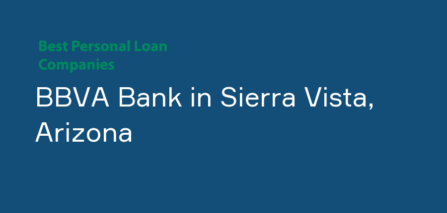 BBVA Bank in Arizona, Sierra Vista