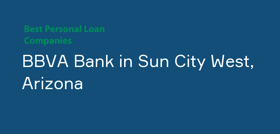 BBVA Bank in Arizona, Sun City West