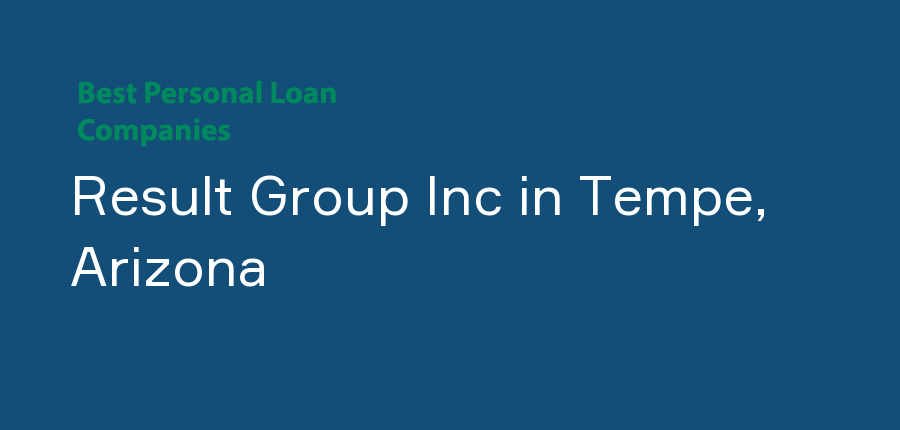 Result Group Inc in Arizona, Tempe