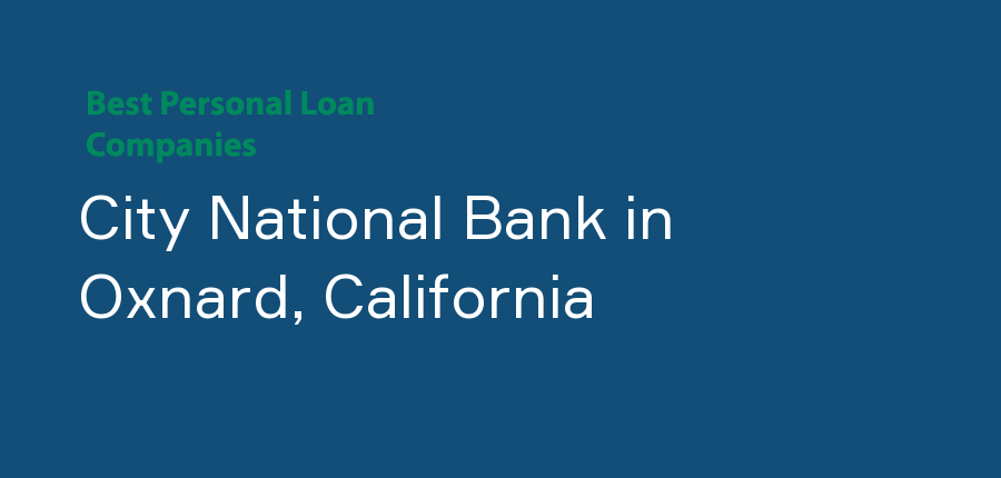 City National Bank in California, Oxnard