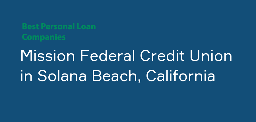 Mission Federal Credit Union in California, Solana Beach