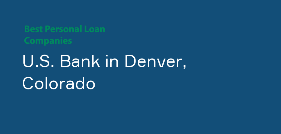 U.S. Bank in Colorado, Denver