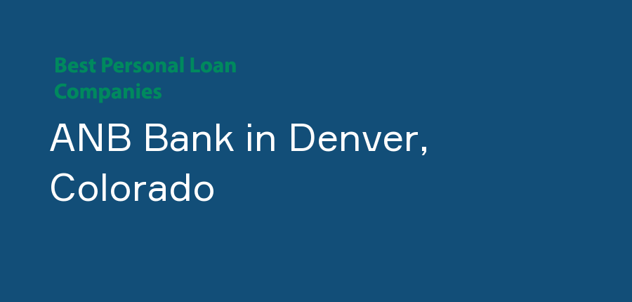 ANB Bank in Colorado, Denver