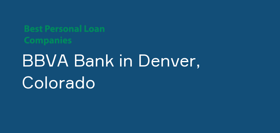 BBVA Bank in Colorado, Denver